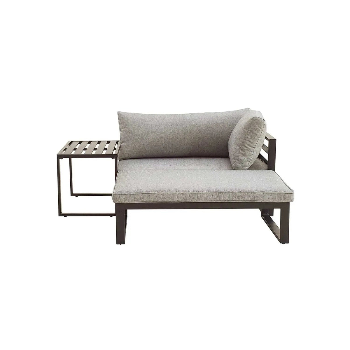 Corner seat for 4 people made of metal - OS-266