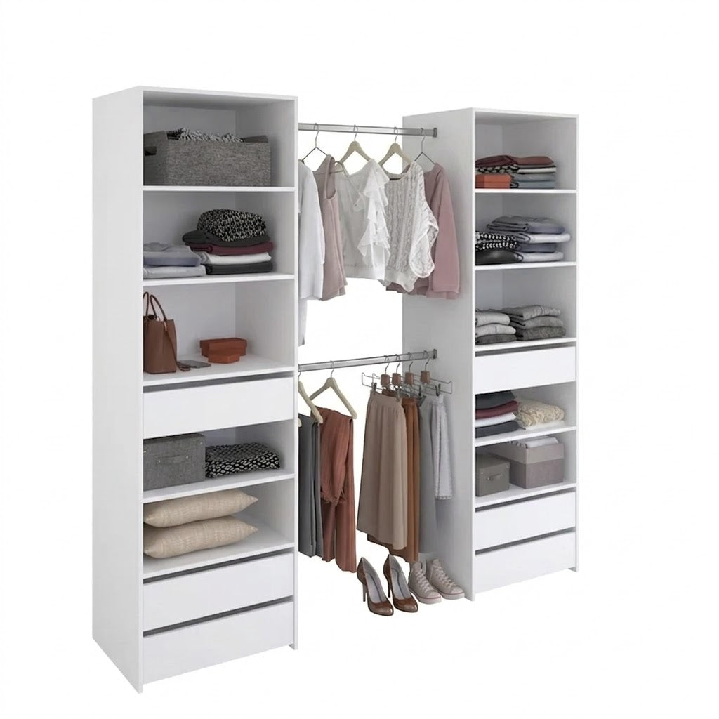 Large MDF Wood Dressing Table with Practical Design for Organizing Clothes – WAF-200