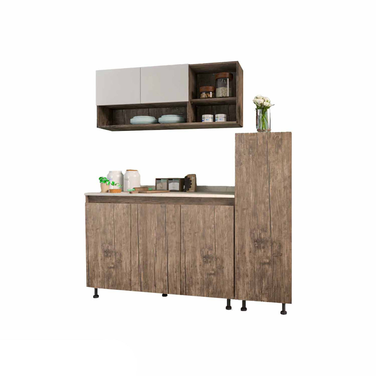 High quality MDF wood 3 piece kitchen - O-SRH-130