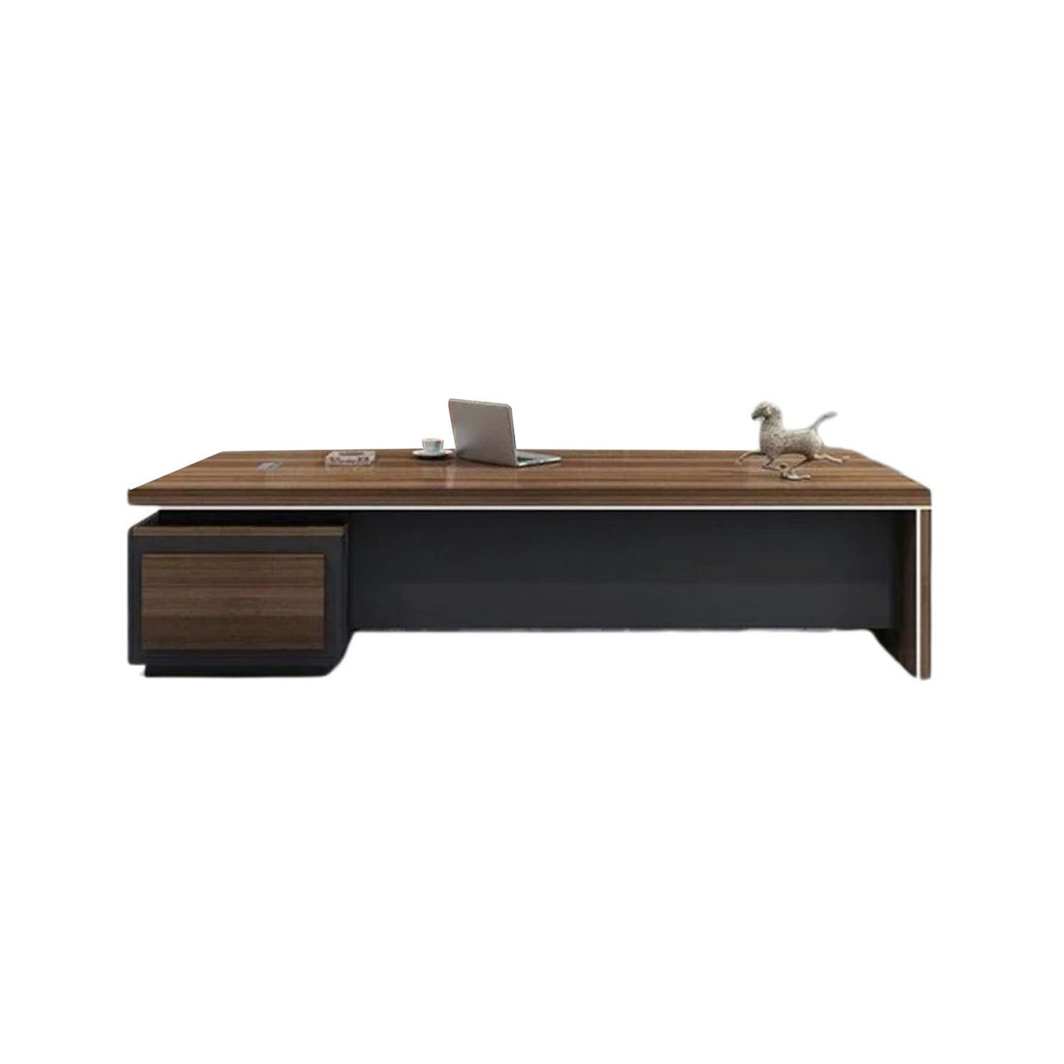 High-quality Spanish MDF wooden manager’s desk – a durable, modern design suitable for professional offices – CEM-141