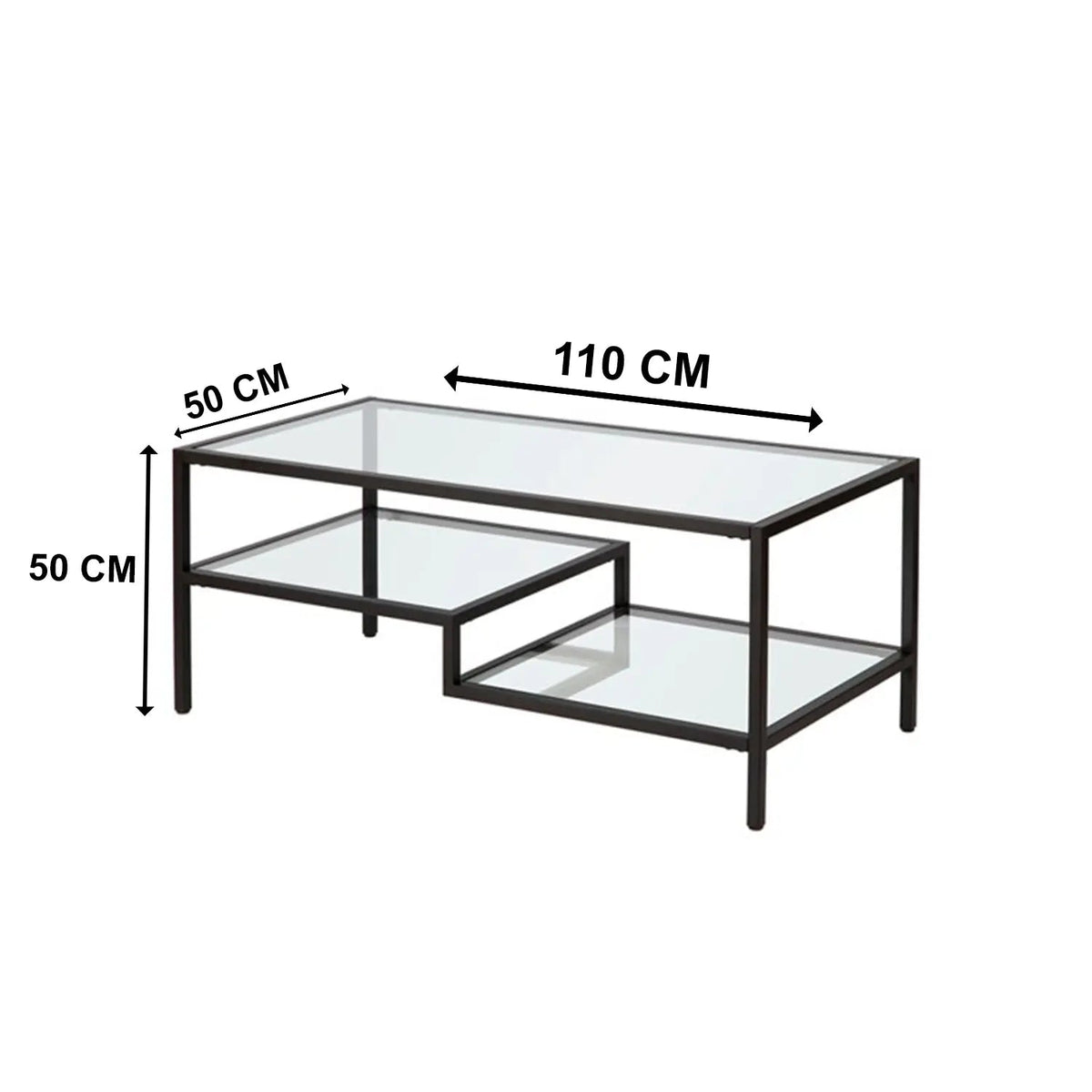 Erika coffee table 110 * 50 glass