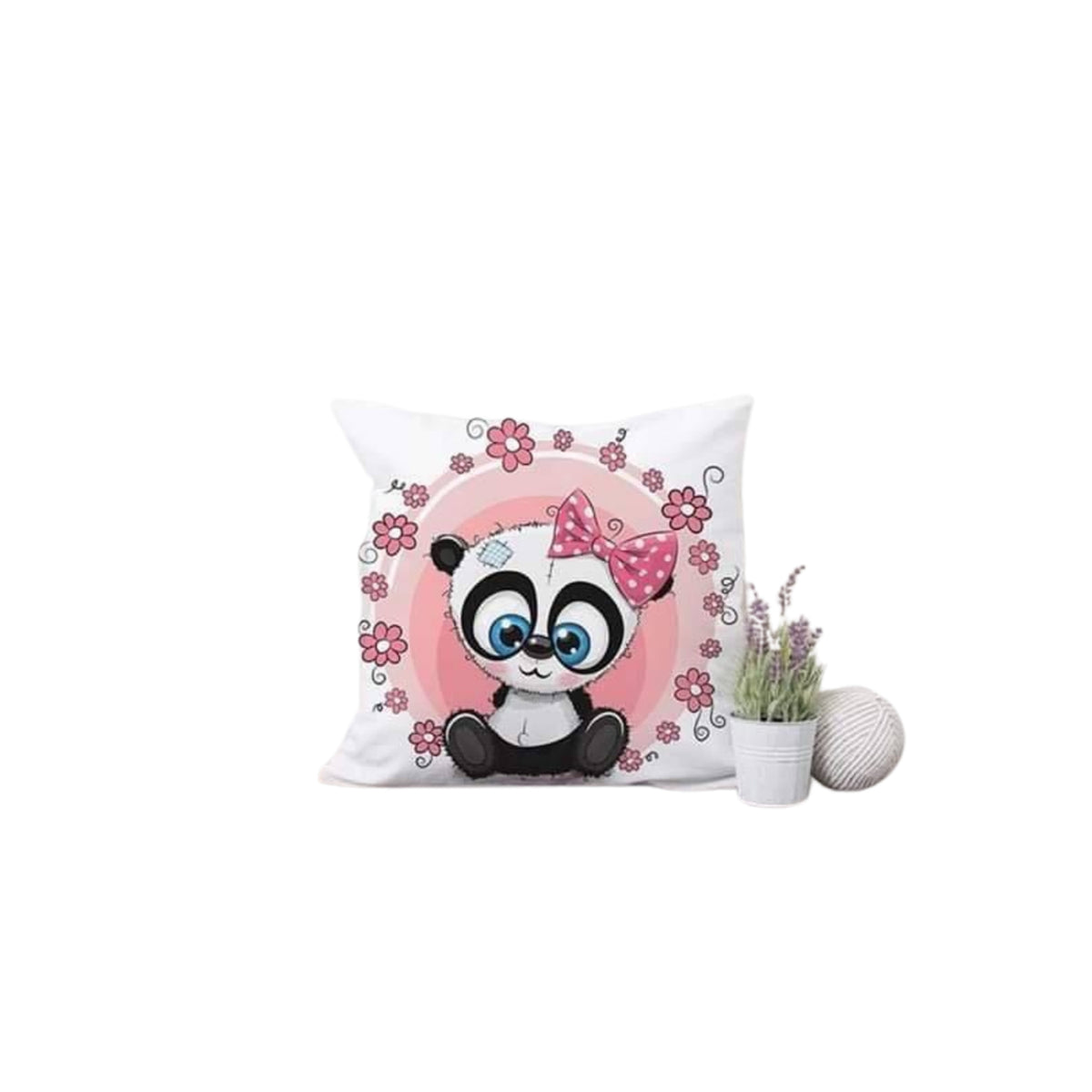Plush children's pillow in linen - PRV-016