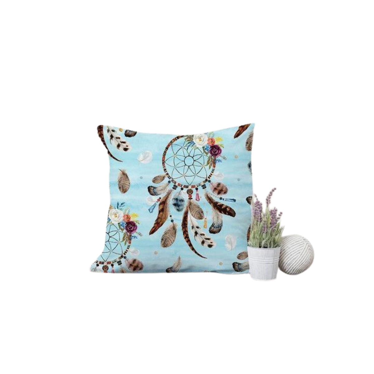 Velvet Cushion in Linen - PRV-032