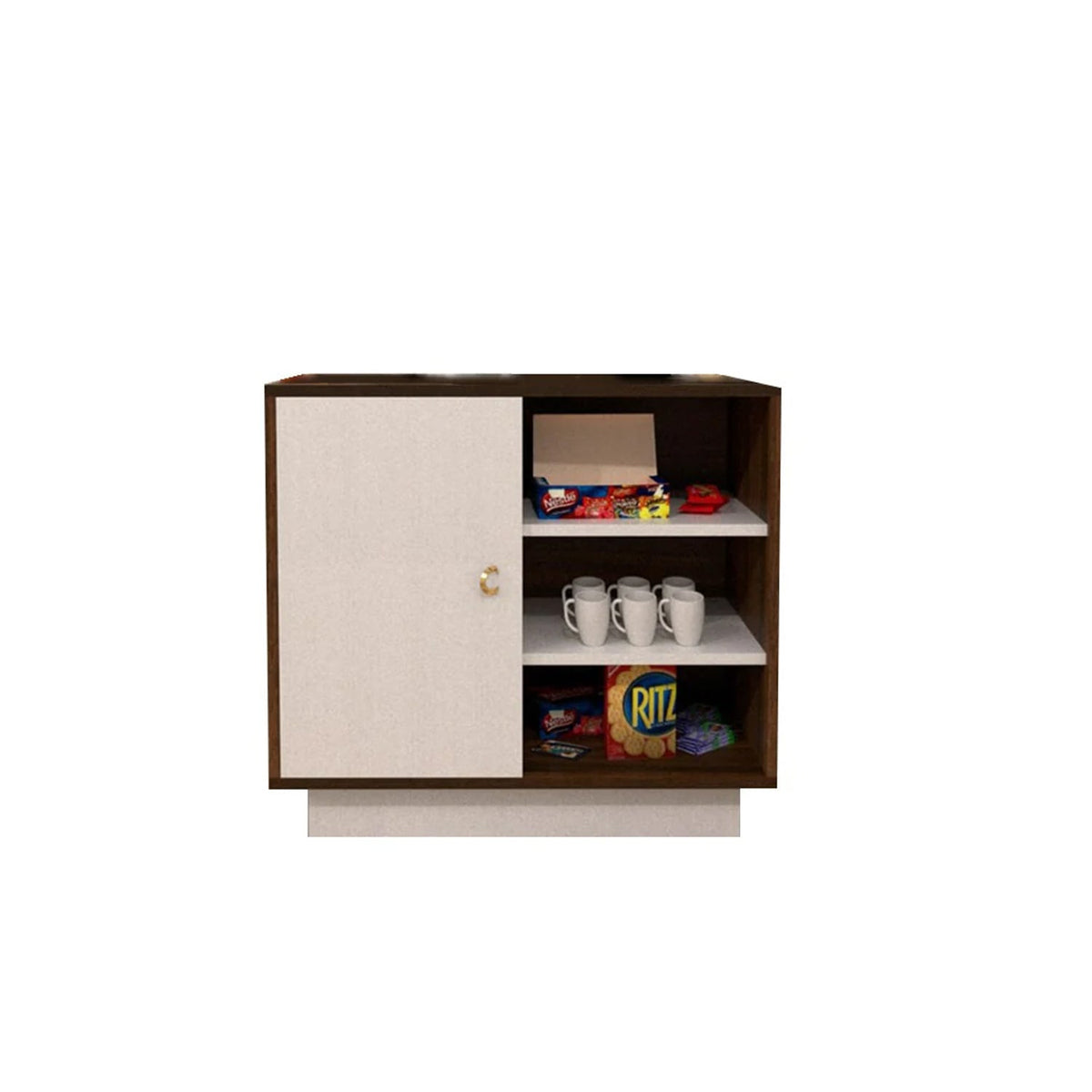 كوفي كورنر مودرن خشب MDF - 80 × 40 × 80 سم