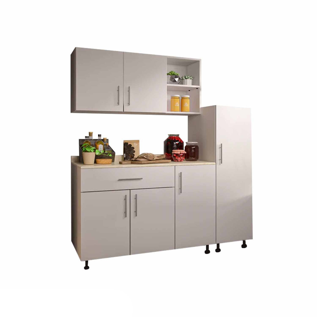 High quality MDF wood 3 piece kitchen - O-SRH-135