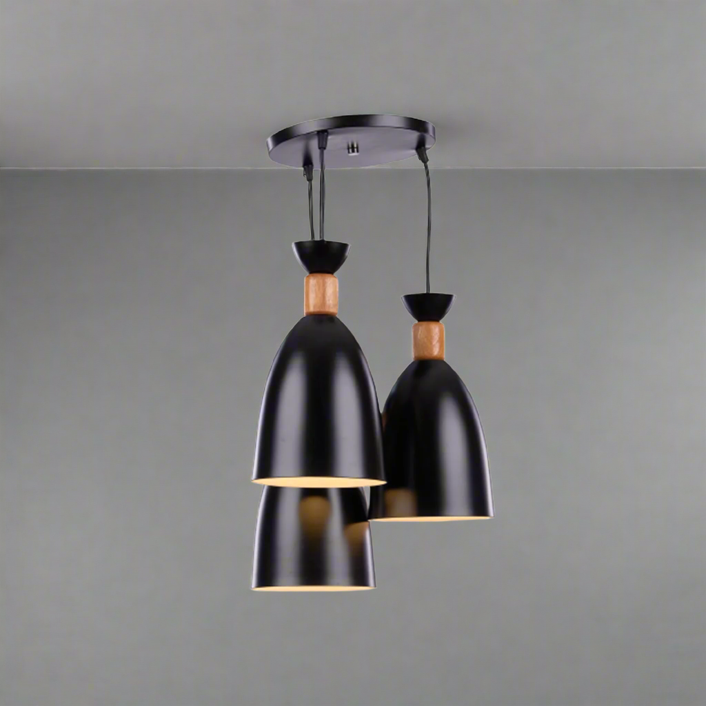 Elegant aluminum chandelier for sophisticated and distinctive lighting.