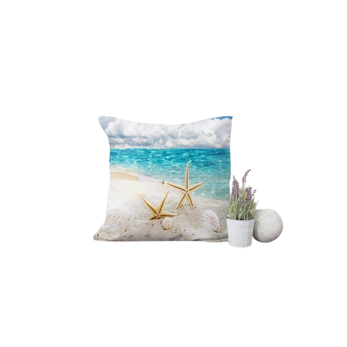 Plush children's pillow in linen - PRV-043