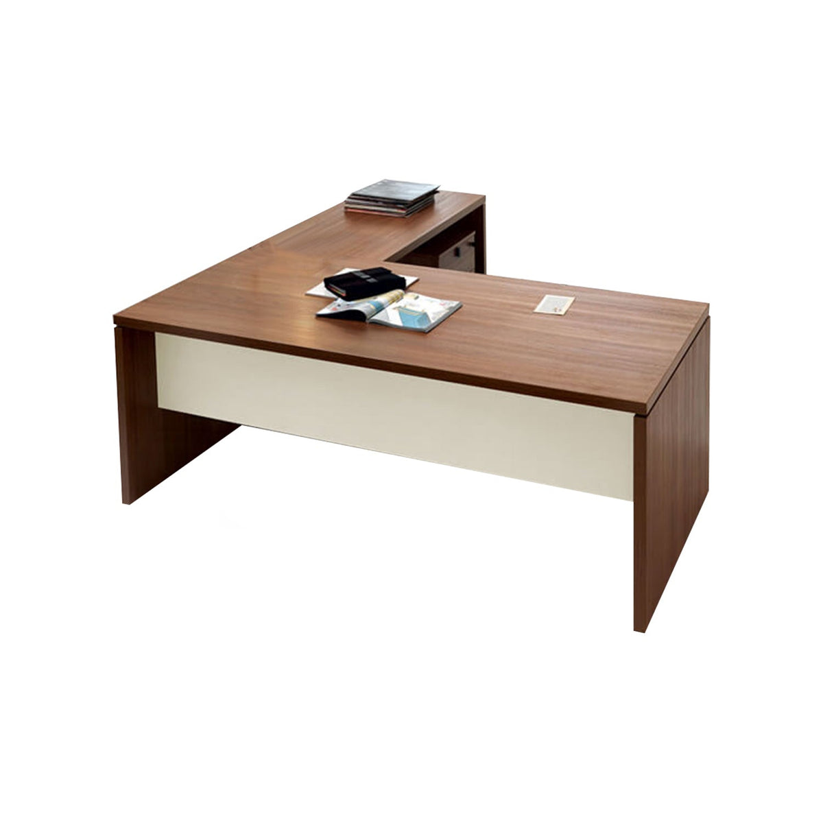 High-quality MDF wooden executive desk with a modern design – Model OAL-056