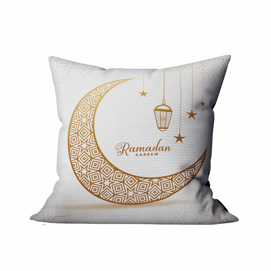Ramadan Cushion 40×40 cm with Fiber Filling and Zipper – Elegant Ramadan Design | OS-RAM-025