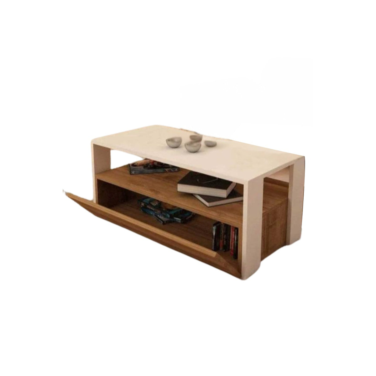 Spanish MDF wood coffee table - MAD-087