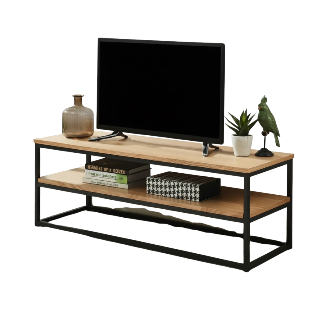 ELET-026 TV Unit – Iron with MDF Wood in a Practical Modern Design