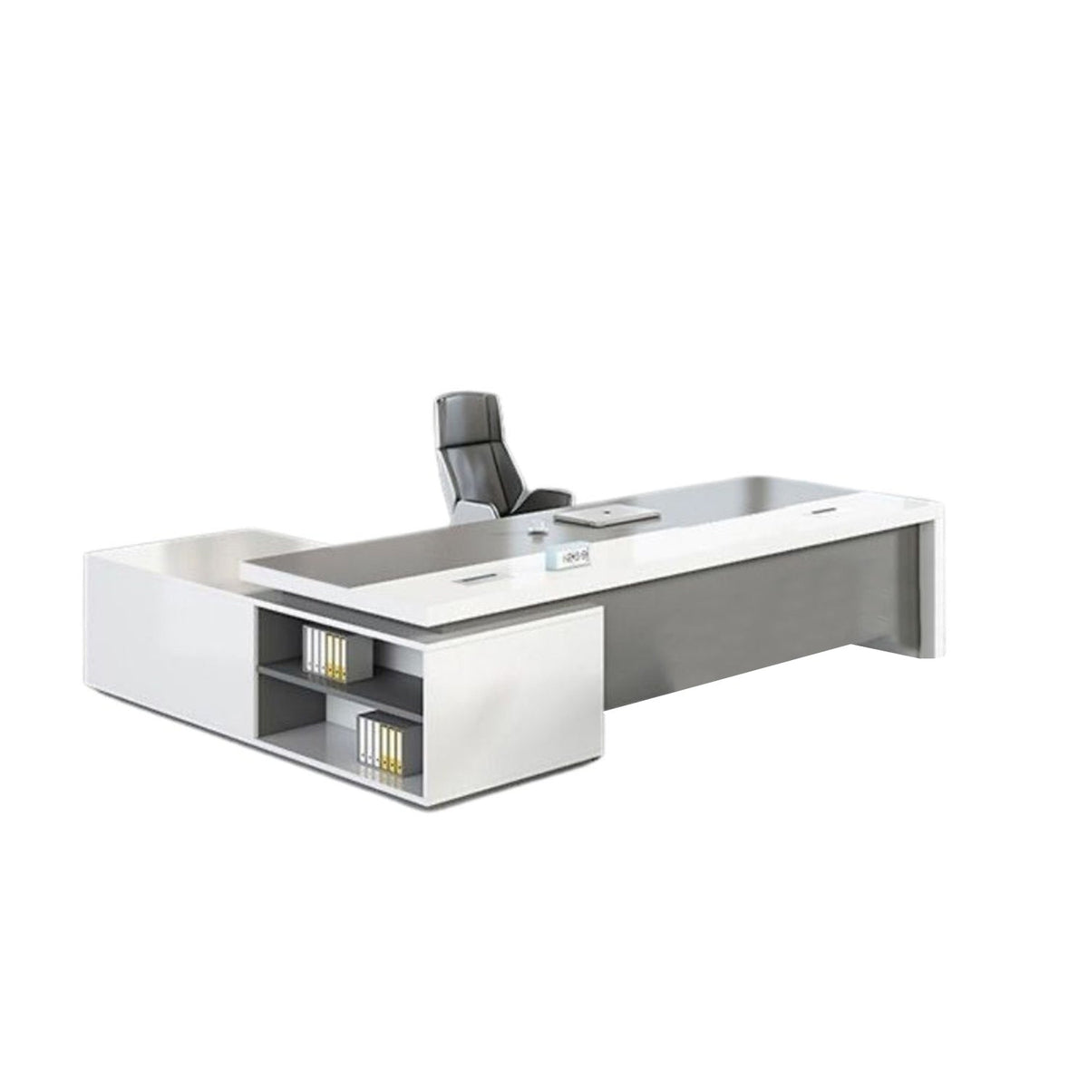 High-quality Spanish MDF wooden manager’s desk – a durable, modern design suitable for professional offices – CEM-148