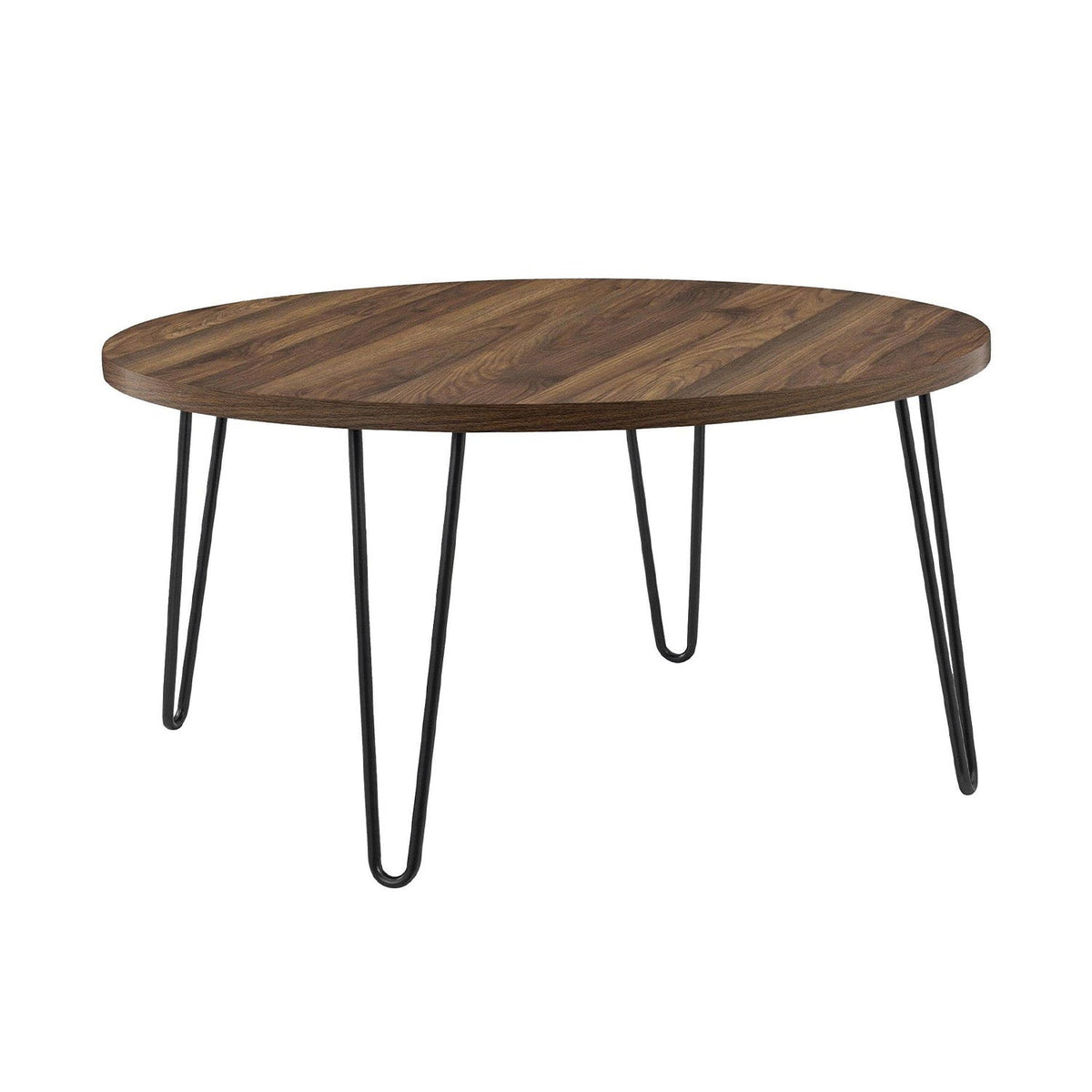 Amy coffee table 100 * 100 wood and steel