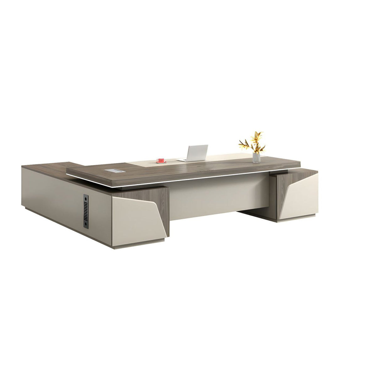 High-Quality Spanish MDF Wooden Executive Desk – A Durable, Modern Design Suitable for Professional Offices – CEM-163