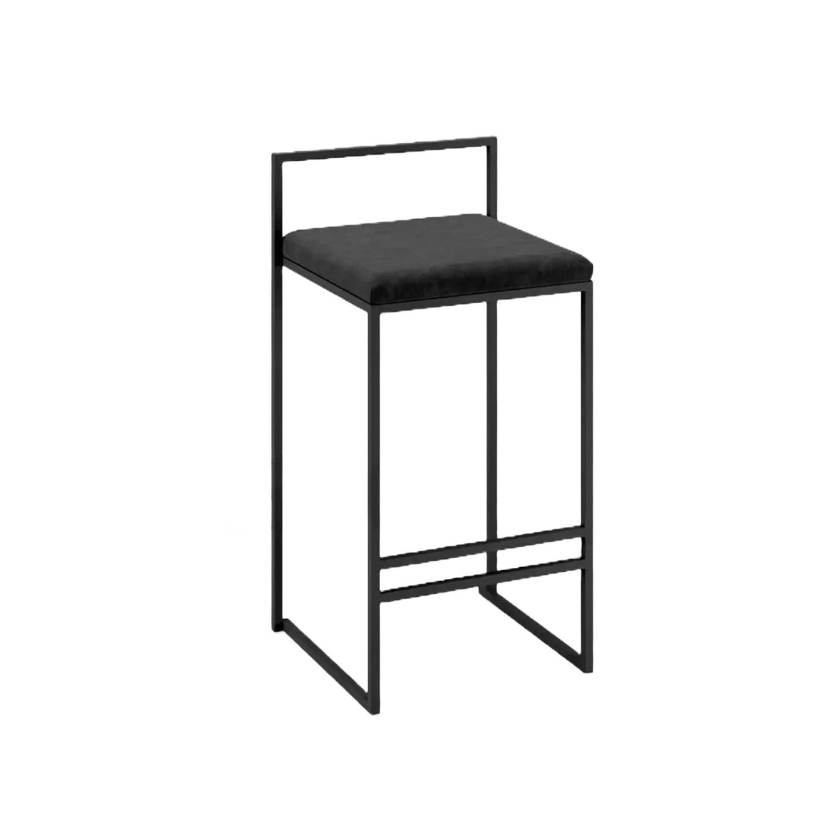 Steel and Wood Bar Stool - SRS-073