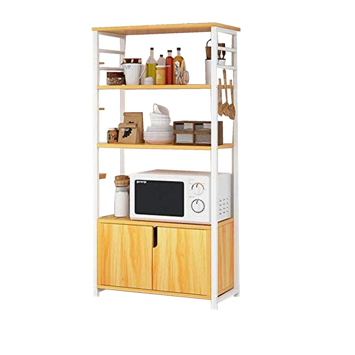 Electrostatic paint metal kitchen storage unit -MTC-146