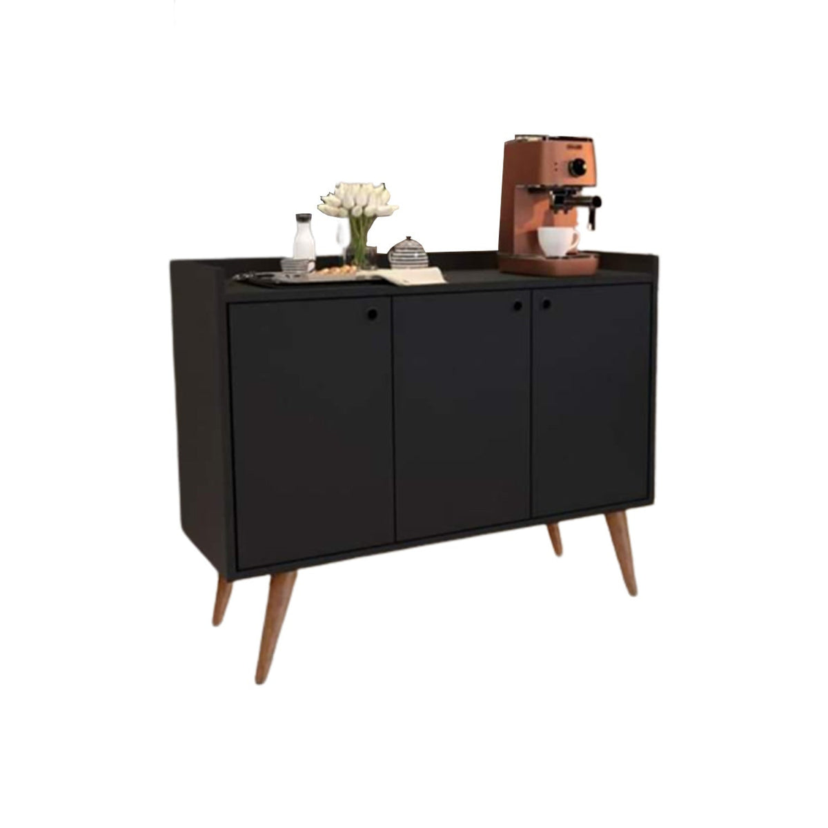 كوفي كورنر خشب MDF - 120 × 35 × 85 سم