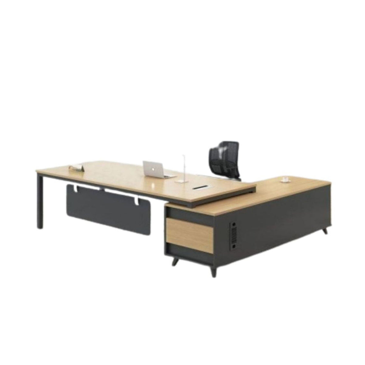 High-quality Spanish MDF wooden manager’s desk – modern and durable design | CEM-135