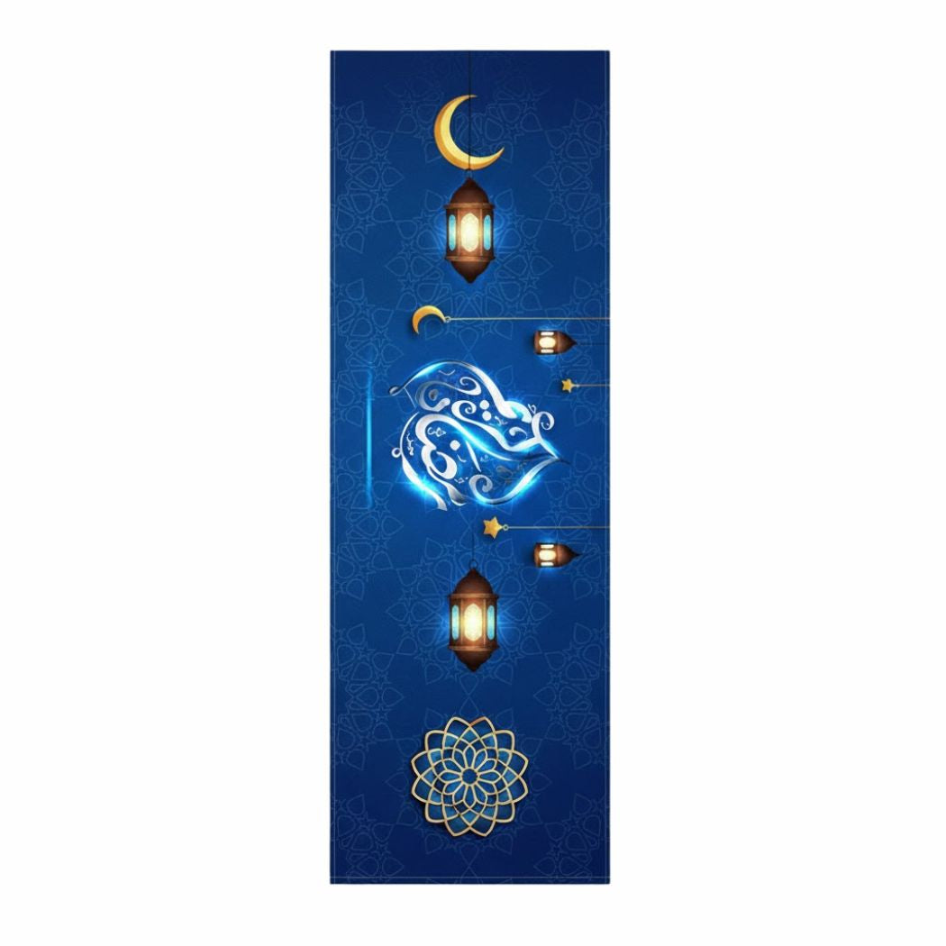 Ramadan Dining Tablecloth Velvet Sabia Imported in Two Sizes – A Touch of Luxury for the Ramadan Table | OS-RAM-098