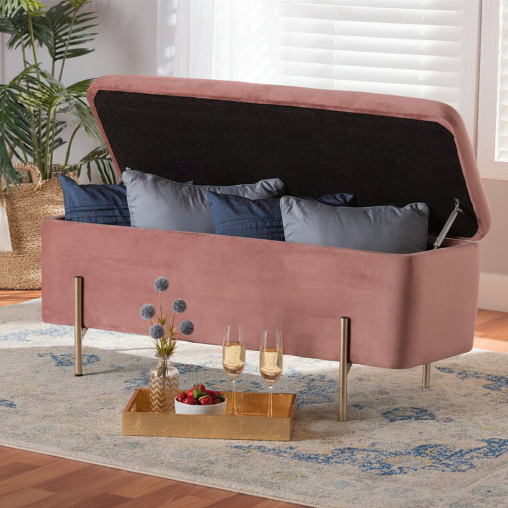 بانكيت ديكوري من MDF والموسكي مع تغطية جلد وقطيفة – تصميم عصري فاخر