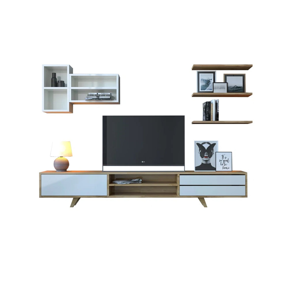 TV table made of treated Spanish MDF wood - OFS-005