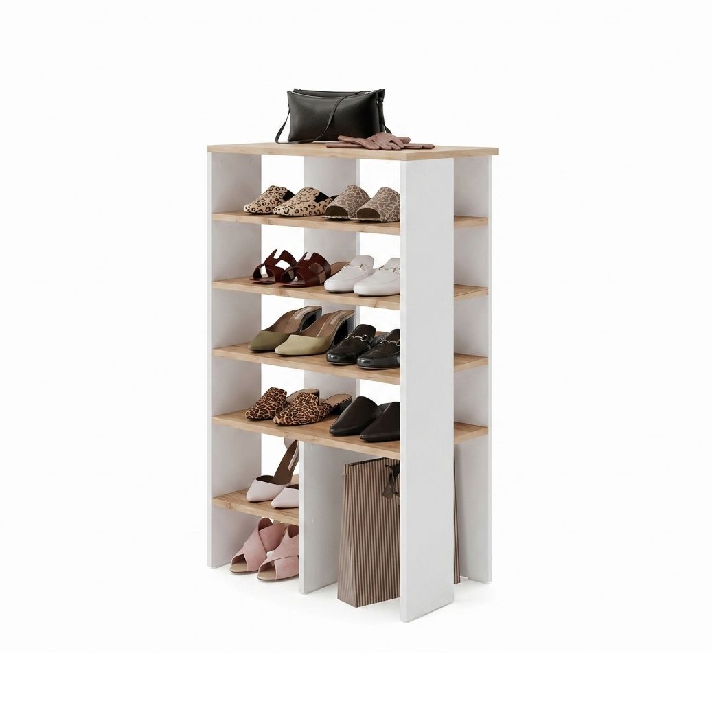 Modern MDF Wood Shoe Rack for Shoe Organization – WAF-184