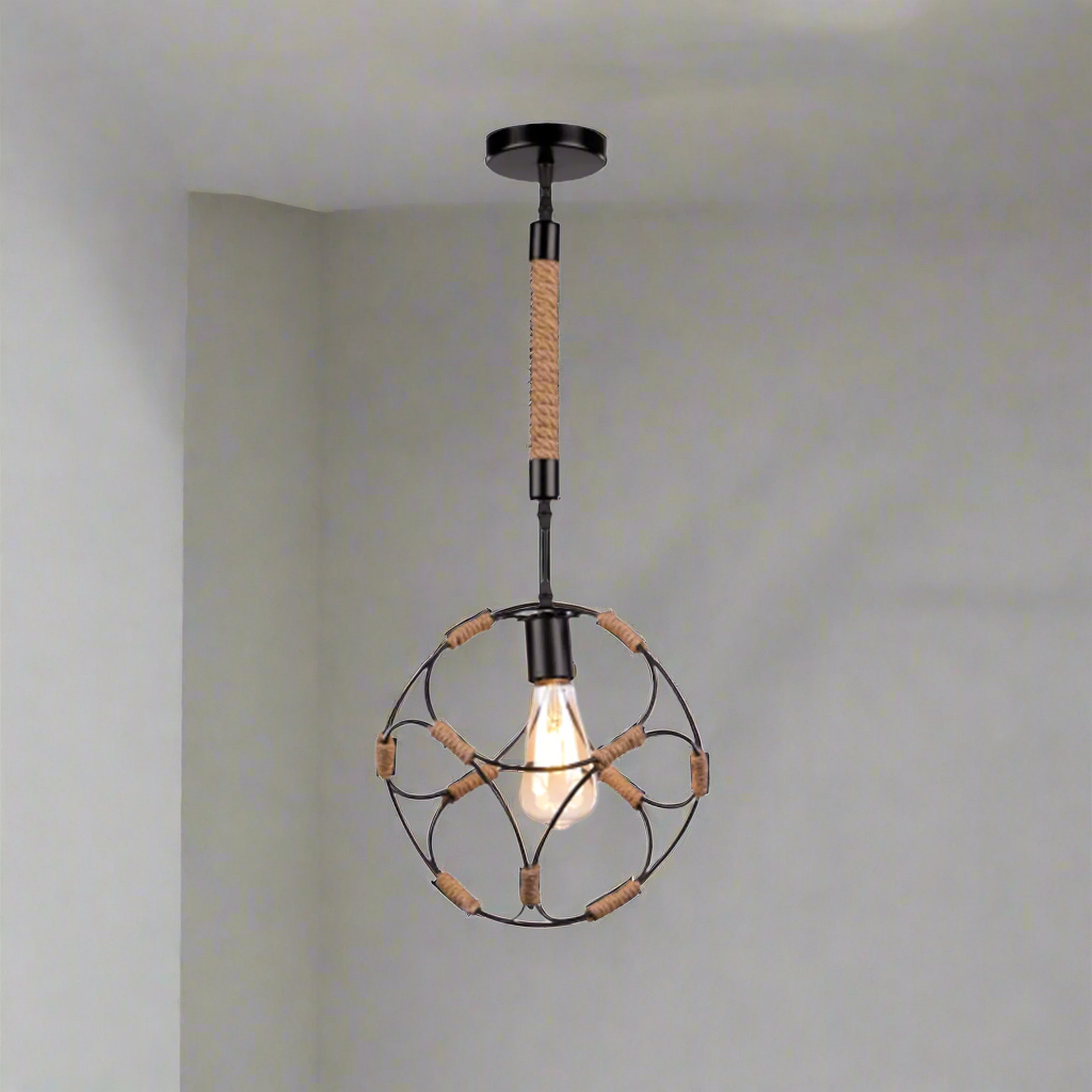 Luxury aluminum chandelier with a sleek modern design