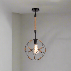 Luxury aluminum chandelier with a sleek modern design