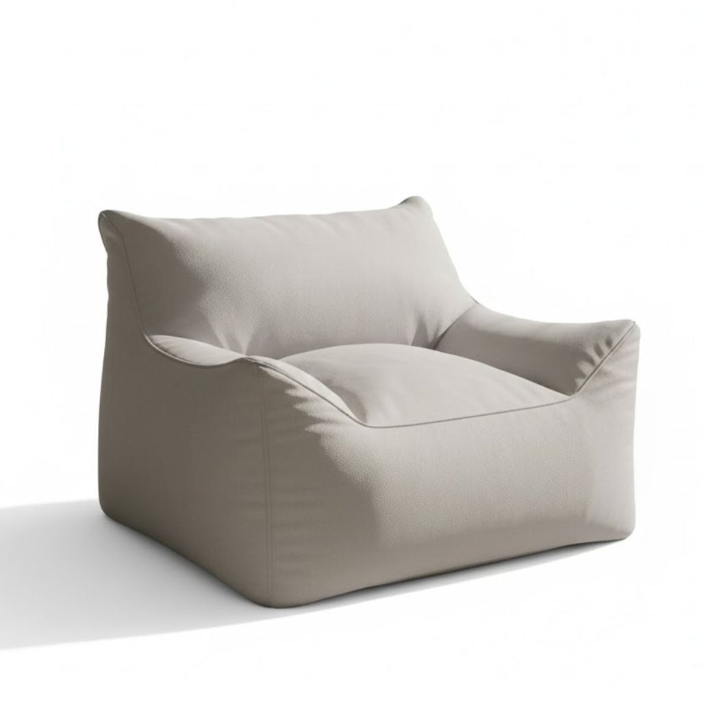 Bean bag chair in gray color, comfortable and versatile ELH-026