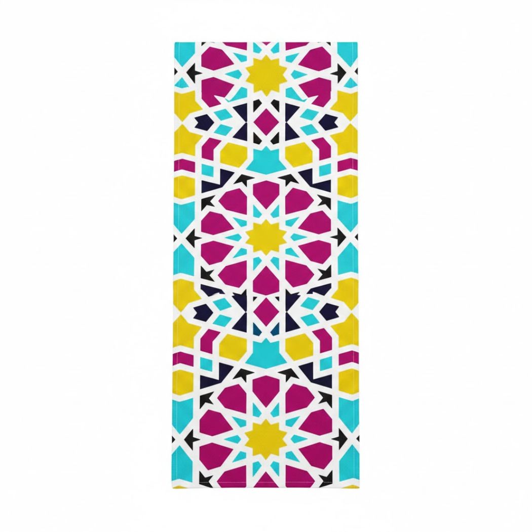 Ramadan Dining Tablecloth Velvet Sabia Imported in Two Sizes – A Touch of Elegance for the Ramadan Table | OS-RAM-101