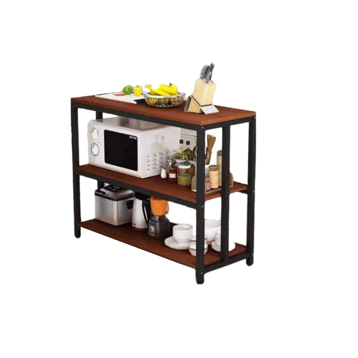 استاند مطبخ معدني عصري – 100×30×100 سم