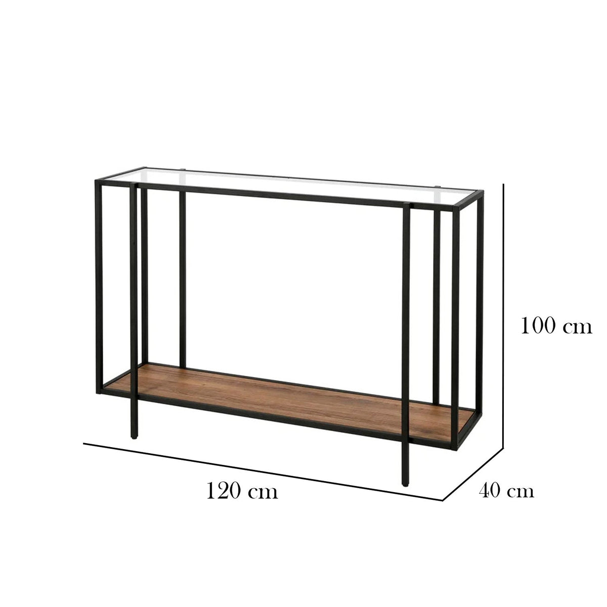 Albert Console Electrostatic Paint Iron