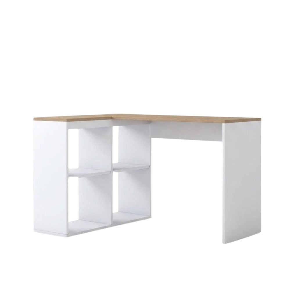 مكتب خشب MDF عملي بتصميم عصري للعمل والدراسة – WAF-234