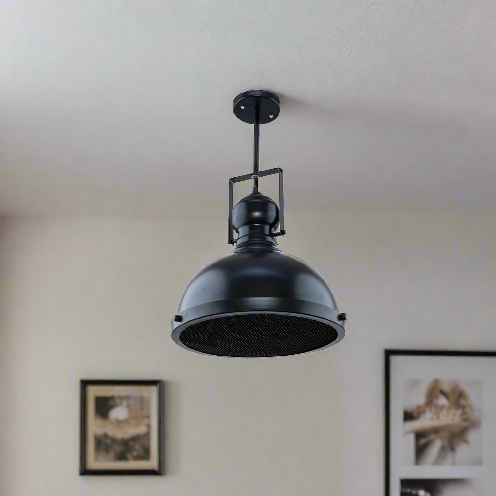 Aluminum chandelier with a modern and elegant design