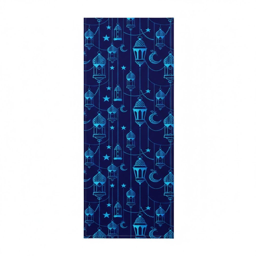 Ramadan Dining Tablecloth Velvet Sabia Imported in Two Sizes – A Touch of Luxury for the Ramadan Table | OS-RAM-107
