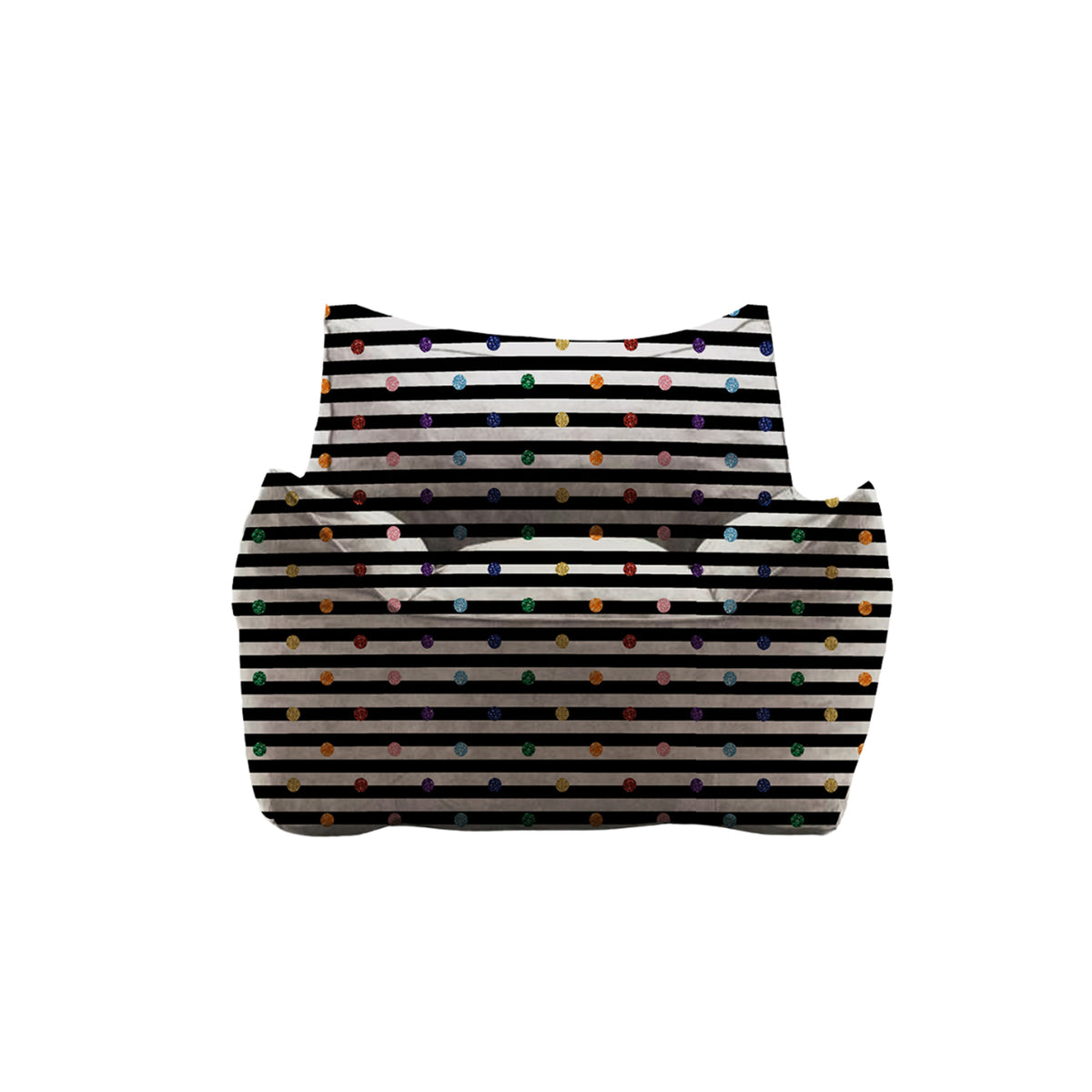 Children's plush bean bag with linen - PRV-193