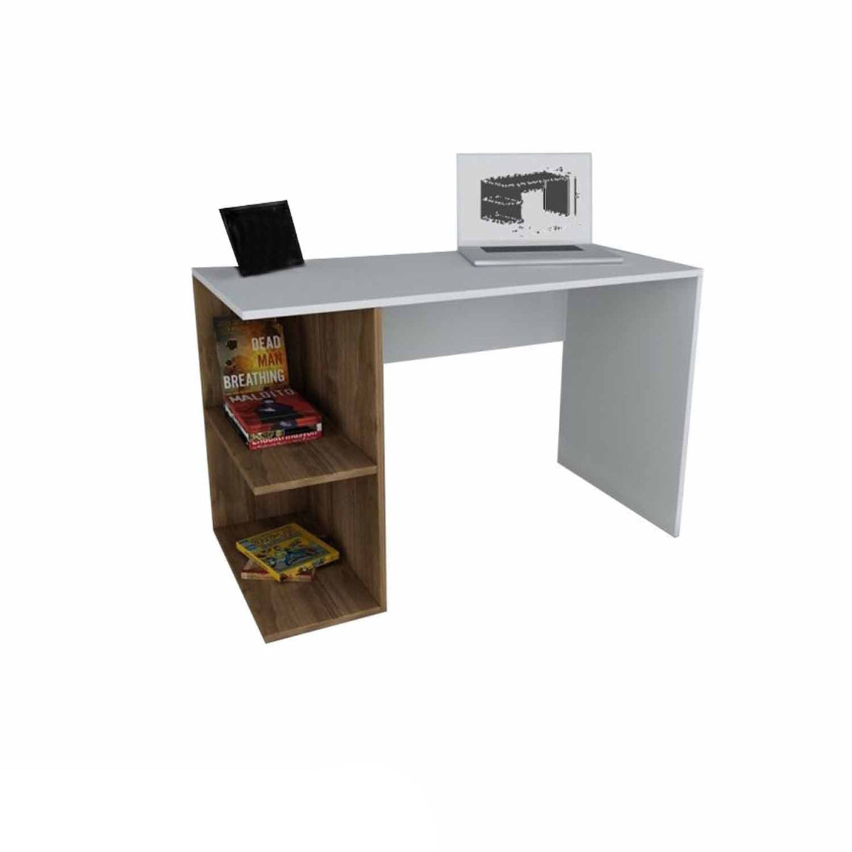 مكتب خشب MDF عالي الجودة 50X120سم -BDF-115