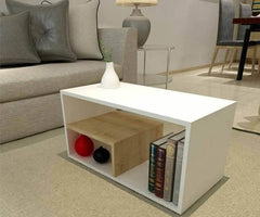 Junera coffee table with shelf, 80 * 40, MDF wood