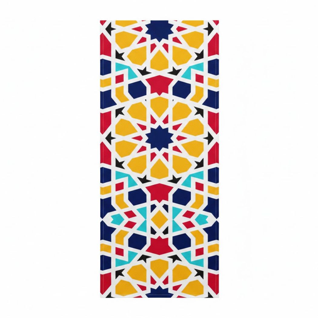 Ramadan Dining Tablecloth Velvet Sabia Imported in Two Sizes – A Touch of Luxury for the Ramadan Table | OS-RAM-099