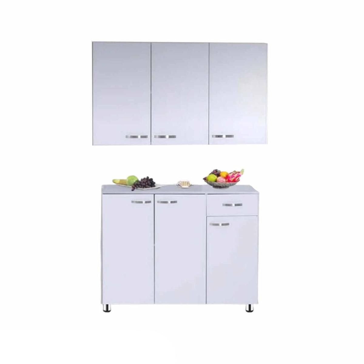 Two piece kitchen made of high quality MDF wood - O-SRH-127