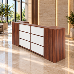 مكتب استقبال - Reception Counter - خشب MDF اسباني - CEM-102