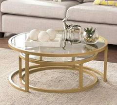 Gooja coffee table, metal steel, thermal electrostatic paint