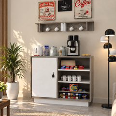 كوفي كورنر مودرن خشب MDF - 120 × 30 × 100 سم