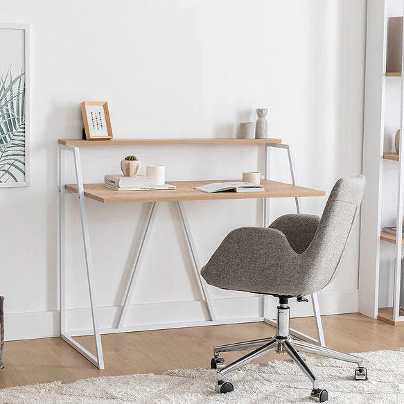 Large Steel and MDF Wood Desk with Professional Design for Work – WAF-253