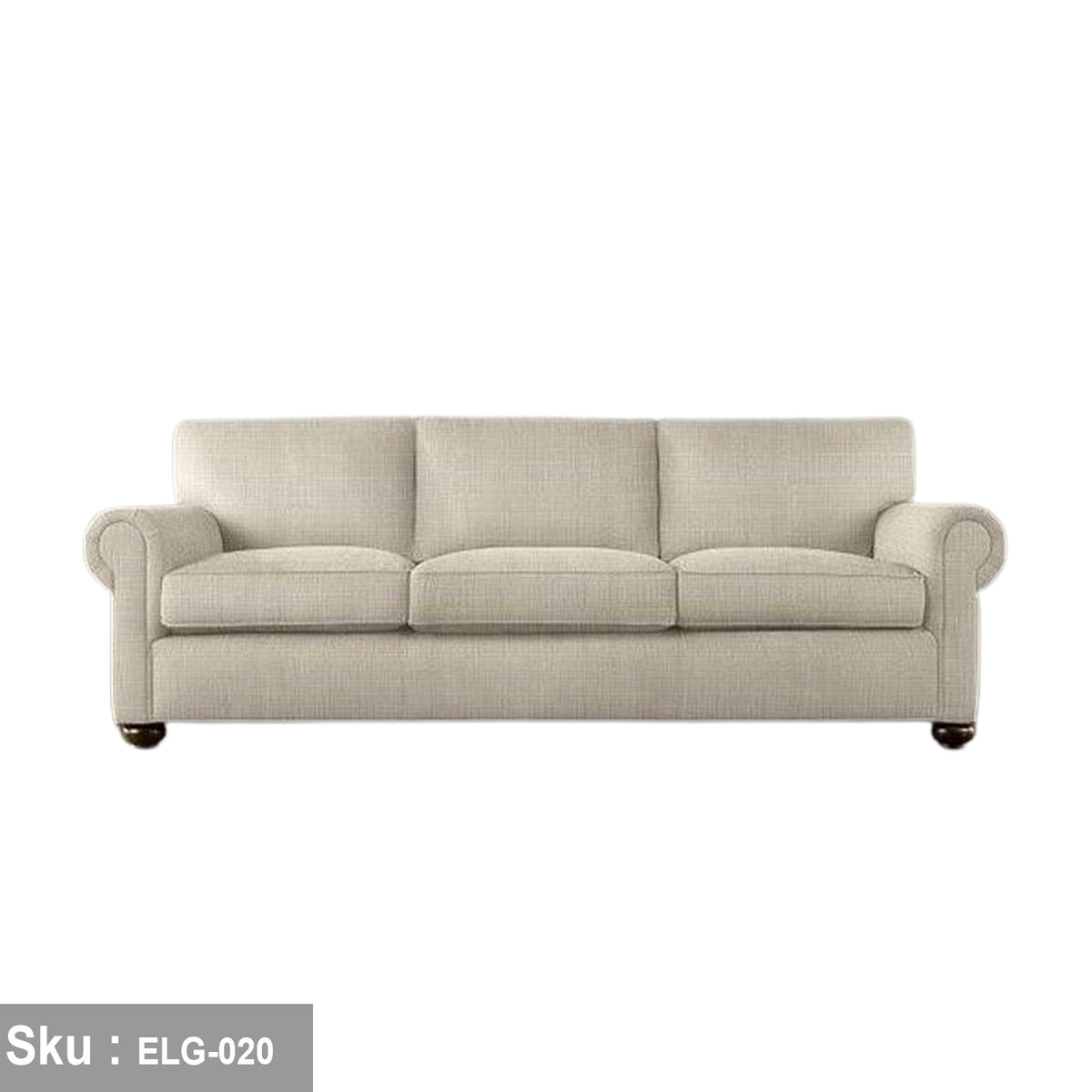 بانا كنبه 3 شلته خشب زان - ELG-020 - 220 * 80