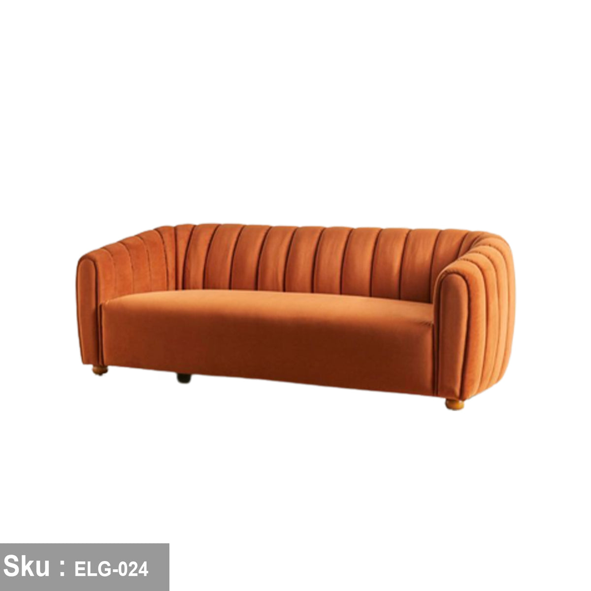 Early beech wood side sofa - ELG-024 - 220 * 80