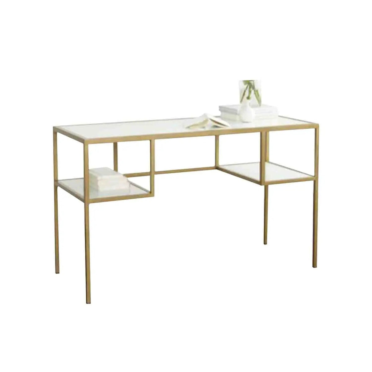 I will give you an electrostatic painted iron console.