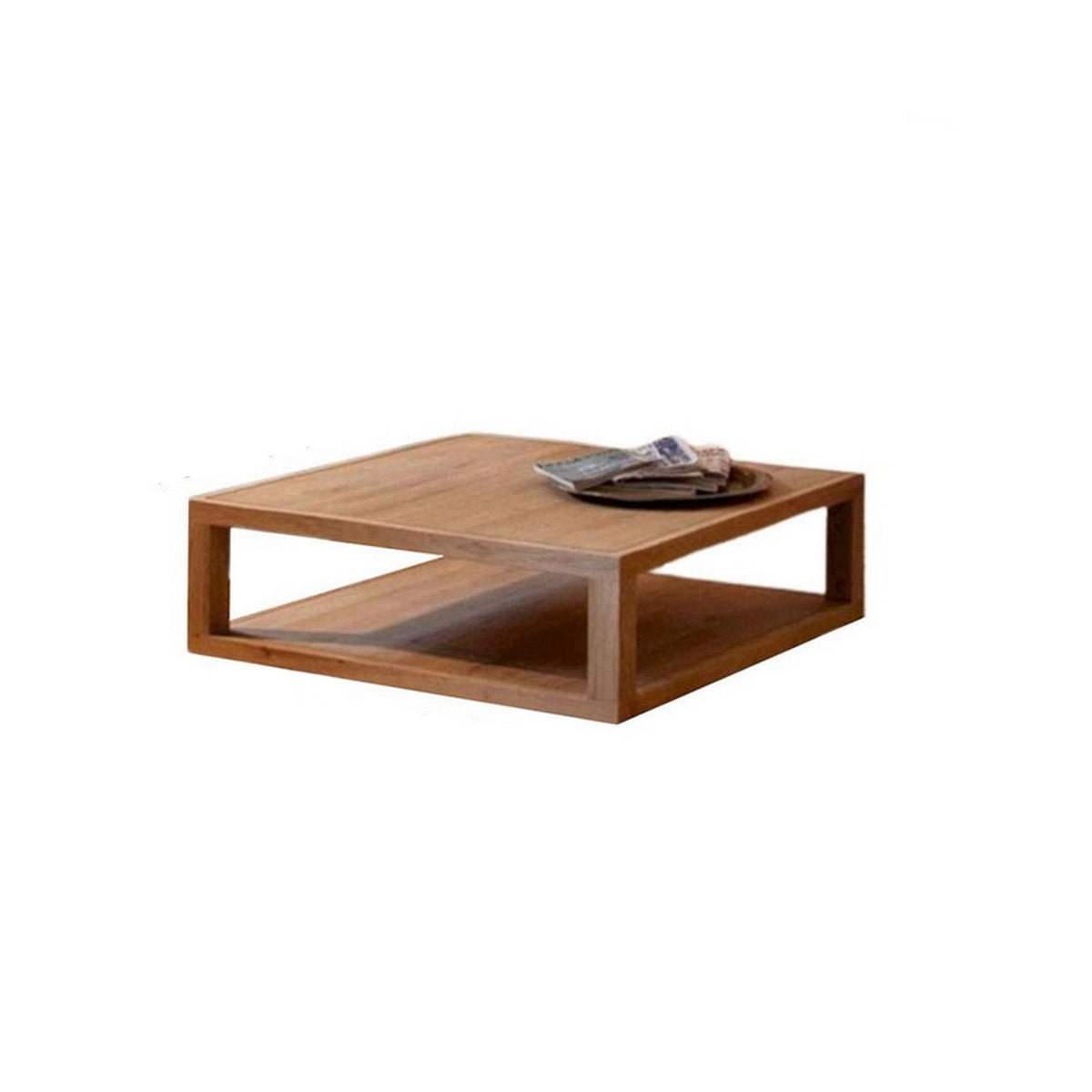 Natural wood coffee table - 80 * 40 - ELG-036
