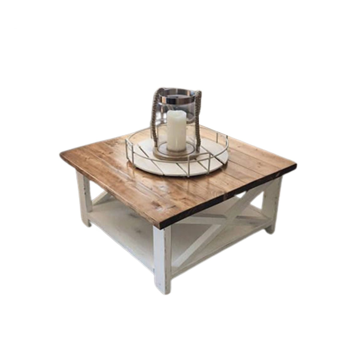 Natural wood coffee table - 75 * 45 - ELG-042