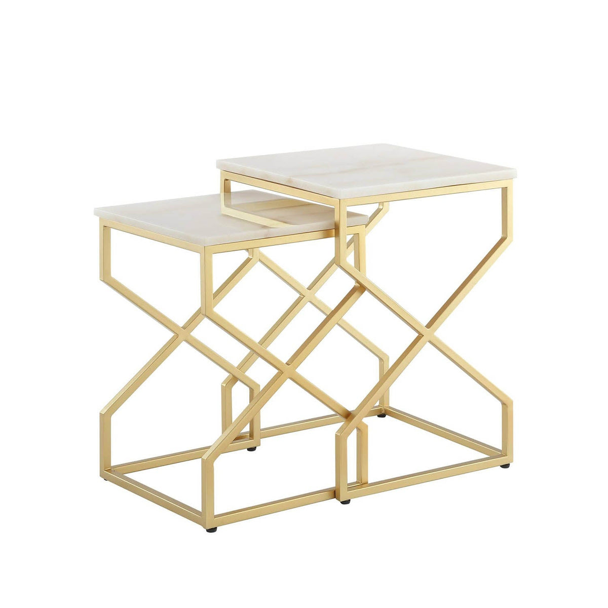 Ashley side table, iron, electrostatic paint